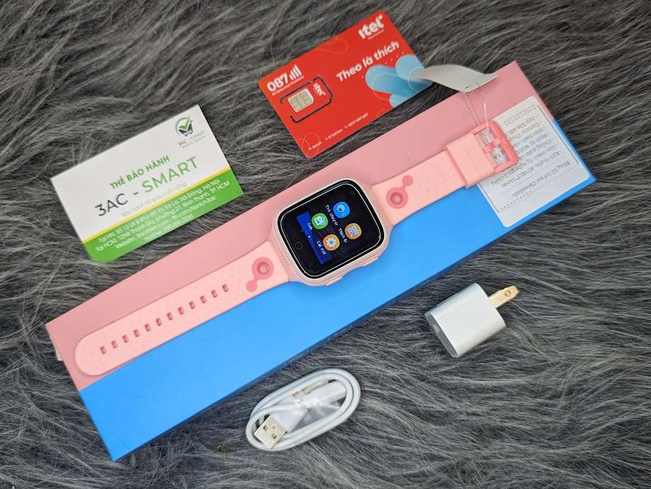 Đồng hồ thông minh trẻ em Clever Kids kèm sim 4G gói 1 năm