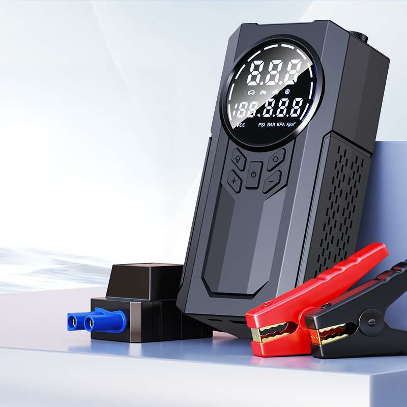 Bộ kích nguồn ô tô kiêm bơm lốp 4 in 1 hãng Suitu