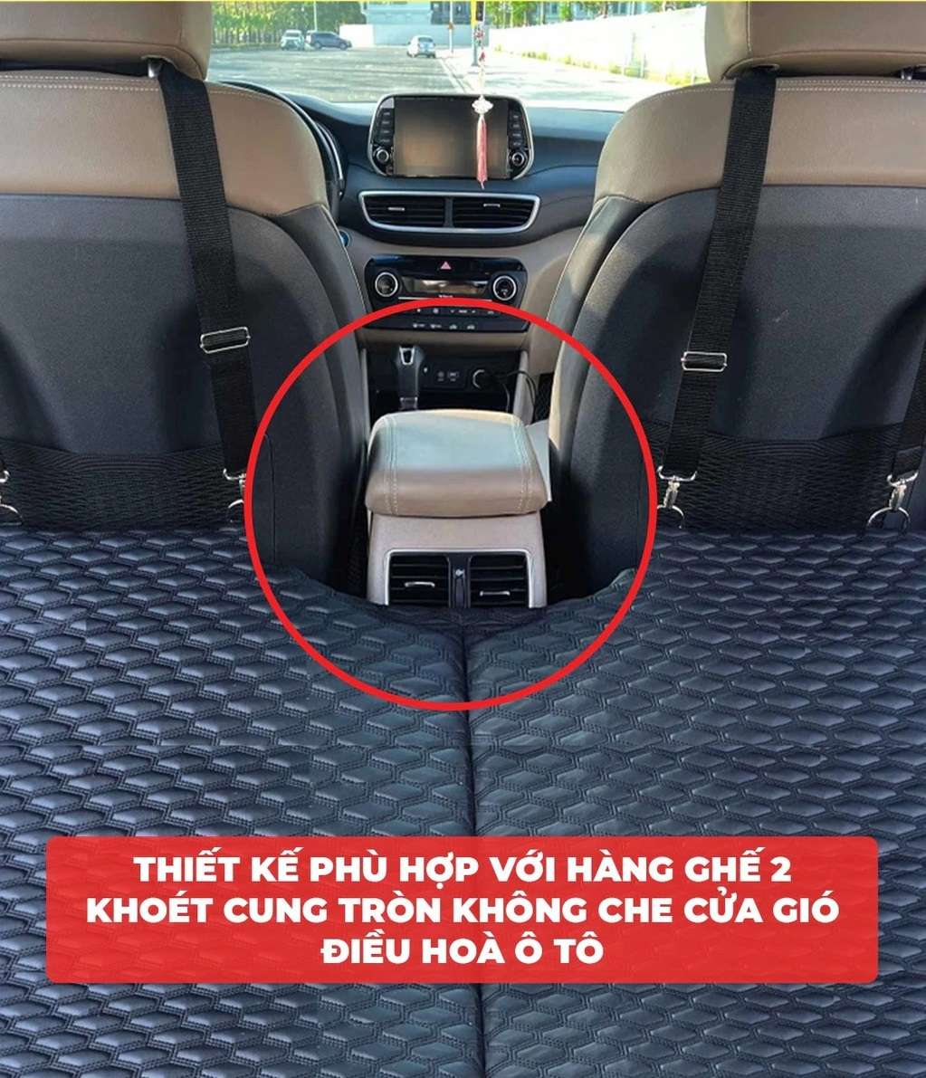 Bộ giường đệm ô tô treo ghế chịu lực 400Kg