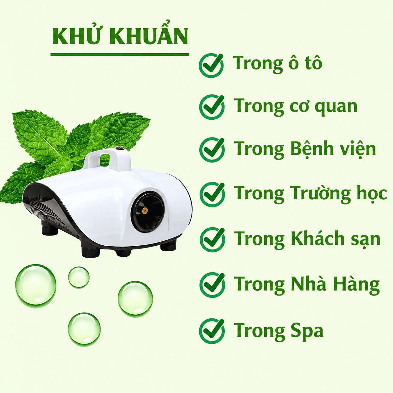 Máy Xông Khói Khử Mùi, Khử Khuẩn Xe Ô Tô Bằng Công Nghệ Nano Bạc