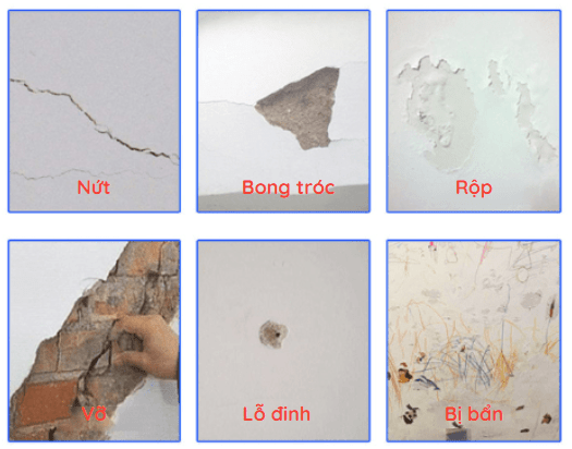 Tuýp keo vá tường đa năng làm sạch vết ố vết nứt nhanh
