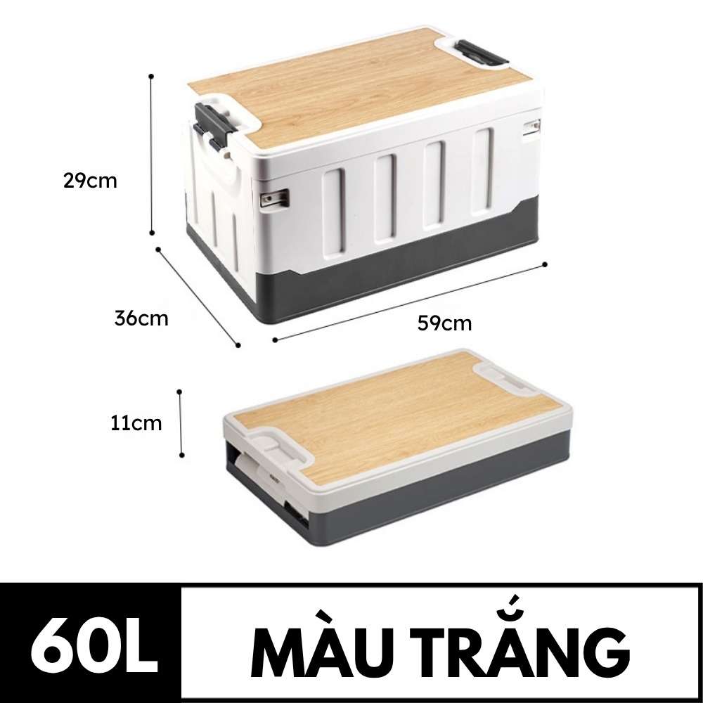 Thùng Đựng Đồ Ô Tô Gấp Gọn Bản Cao Cấp