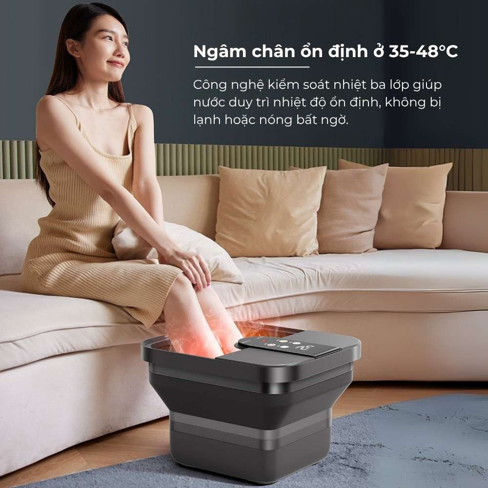 Bồn Ngâm Chân CHIGO Hồng Ngoại Massage Thư Giãn