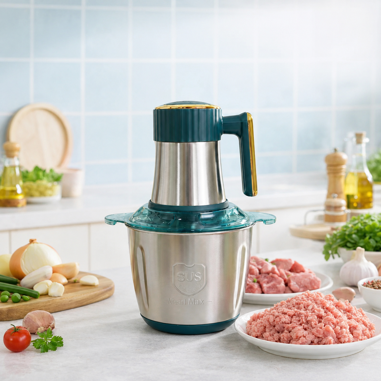 Máy Xay Thịt 5L Cao Cấp Chuẩn Nhật Bản