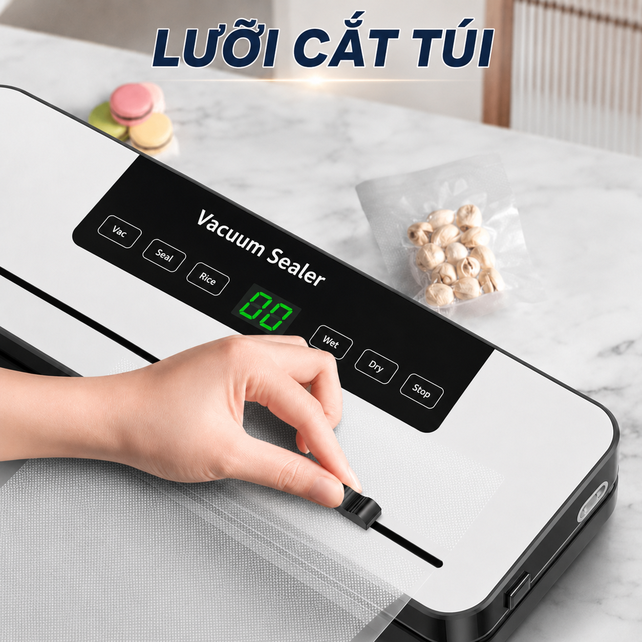 Máy Hút Chân Không Gia Đình Nhỏ Gọn Tiện Lợi